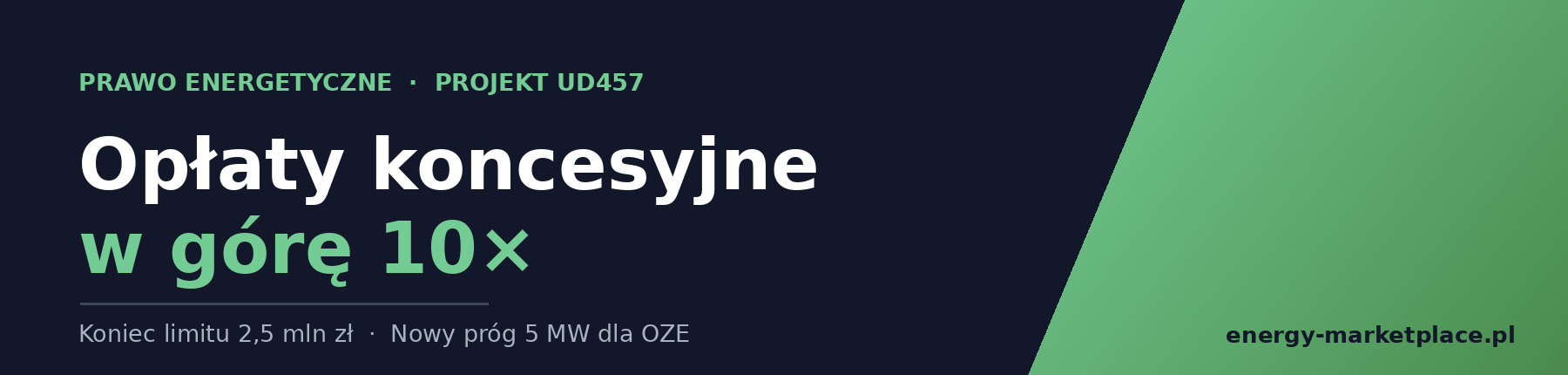 Opłaty koncesyjne wzrosną 10x?